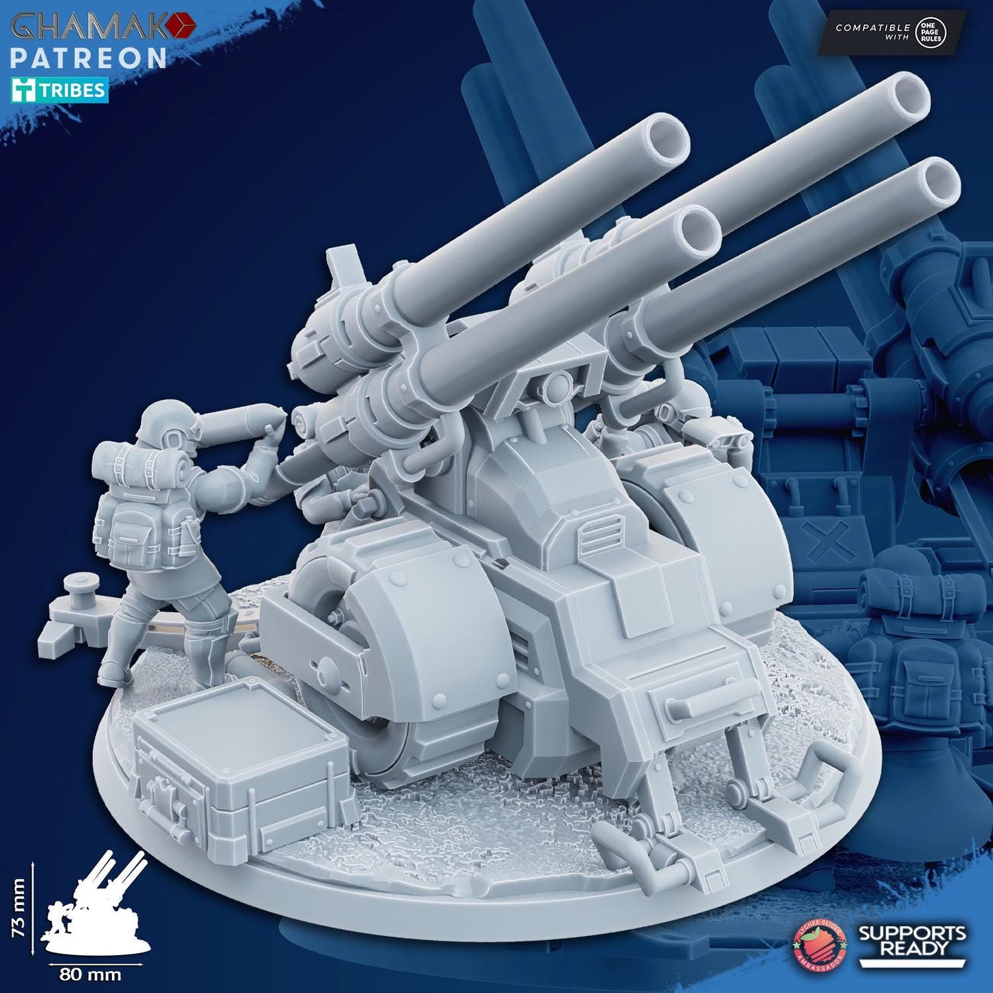 Freedom Guard Multi Artillery by Ghamak Miniatures