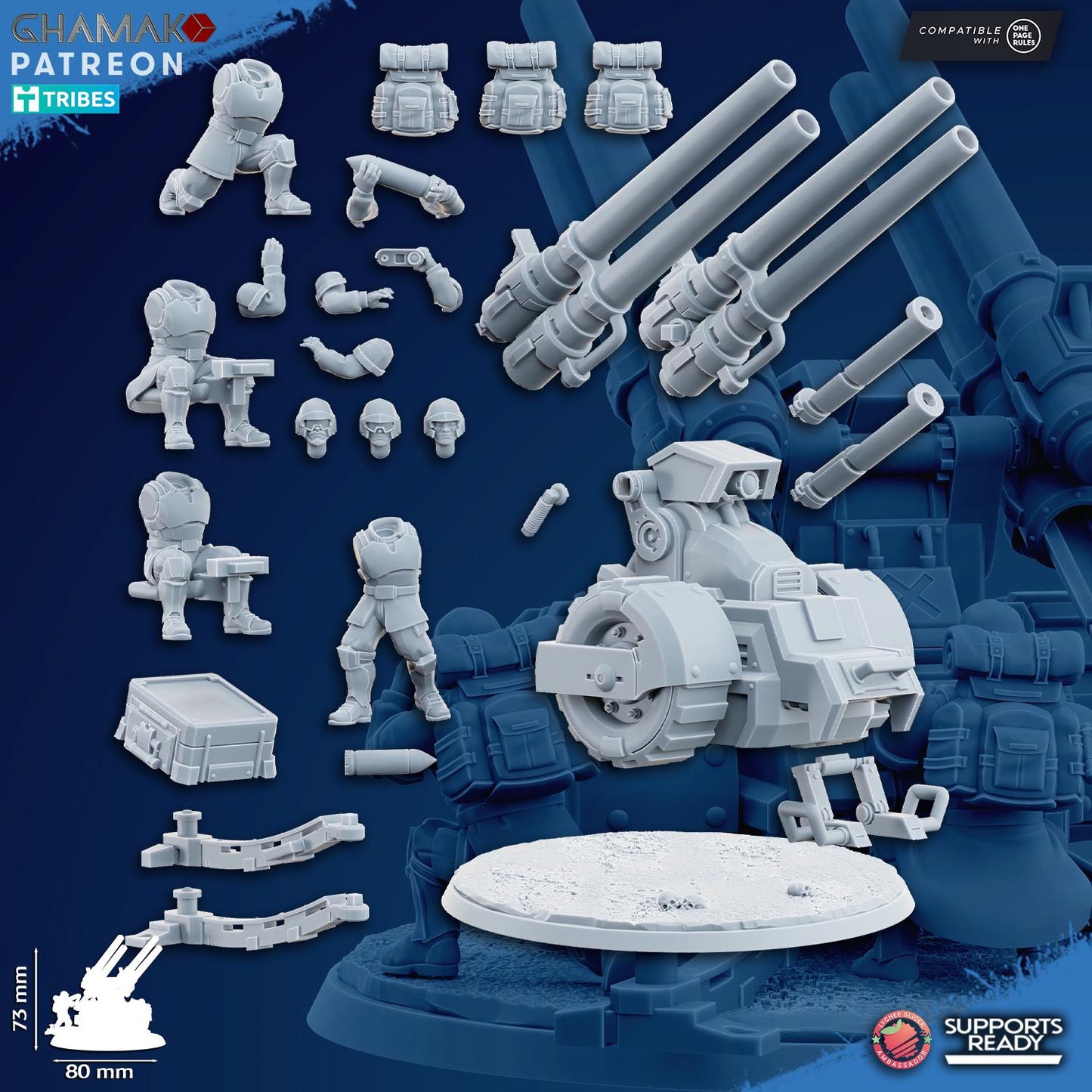 Freedom Guard Multi Artillery by Ghamak Miniatures