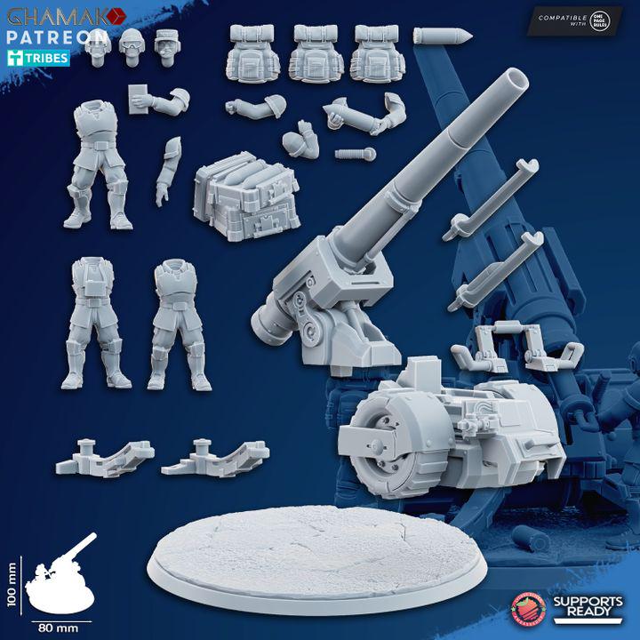 Freedom Guard Artillery by Ghamak Miniatures