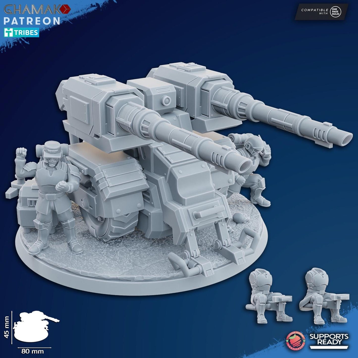 Freedom Guard Artillery Heavy Laser by Ghamak Miniatures