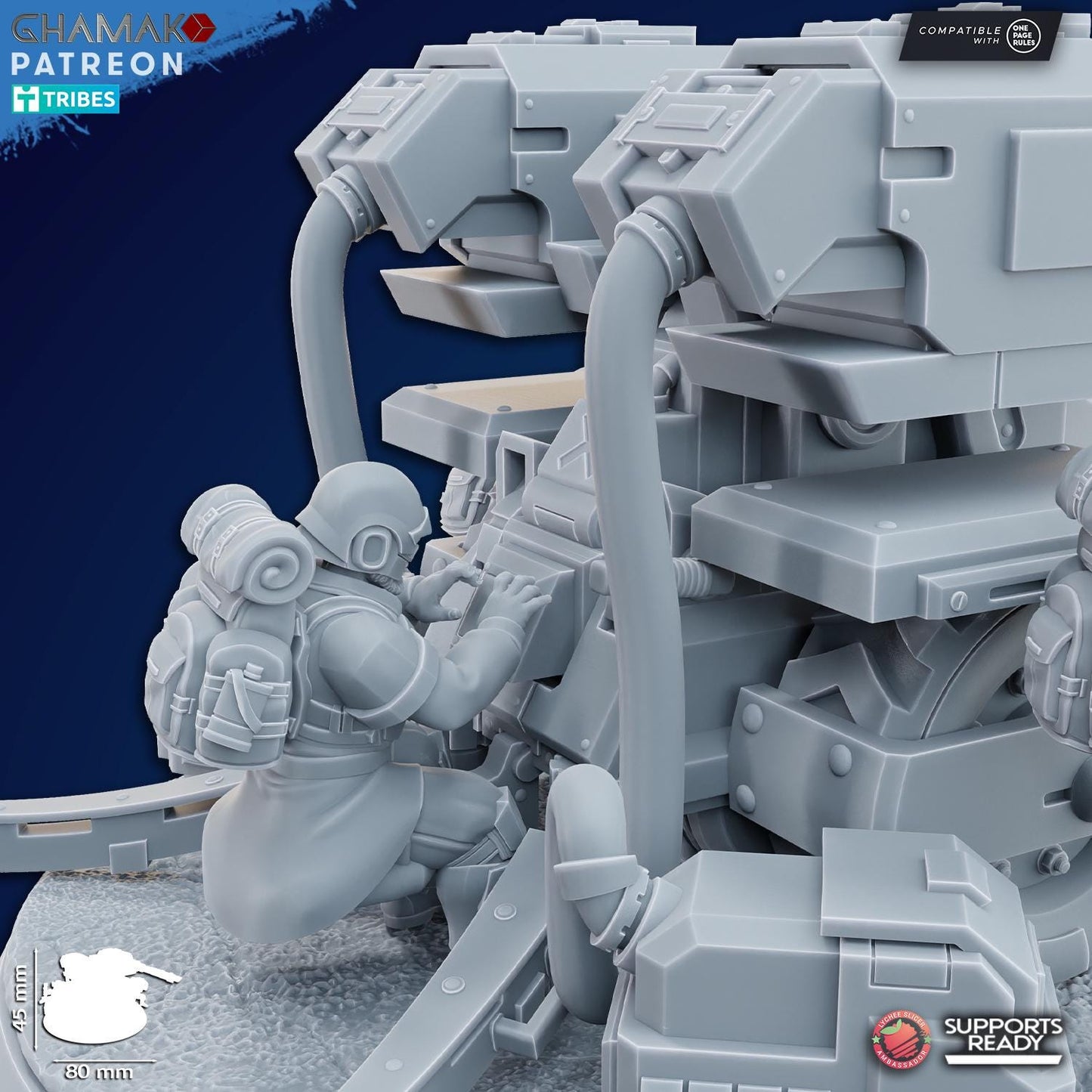 Freedom Guard Artillery Heavy Laser by Ghamak Miniatures