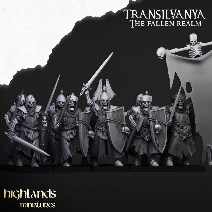 Skeletal Guard by Highland Miniatures