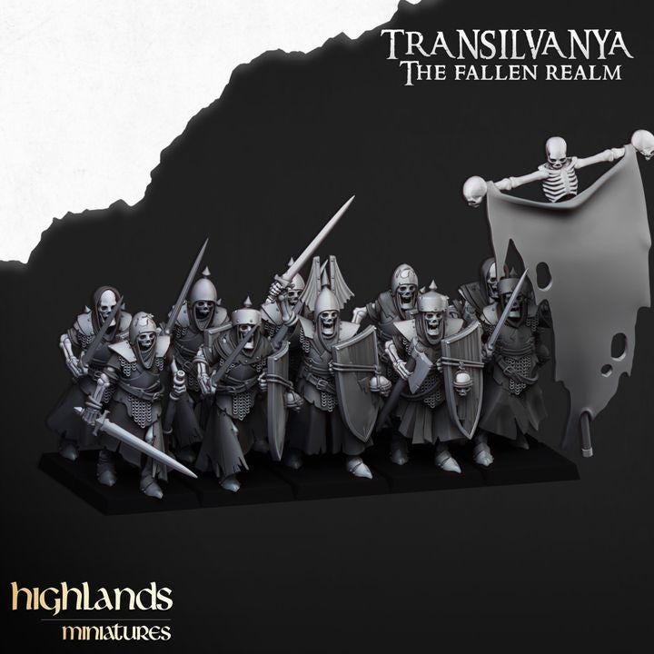 Skeletal Guard by Highland Miniatures