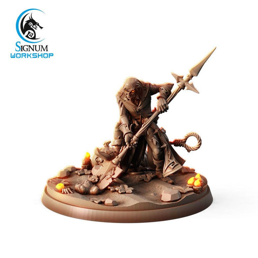 Gravedigger at work from "Witches Sabbath" by Signum Workshop Miniatures