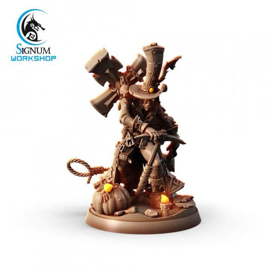 Gravedigger with Tombstone from "Witches Sabbath" by Signum Workshop Miniatures