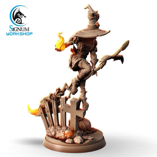 Charming witcher in flight from "Witches Sabbath" by Signum Workshop Miniatures