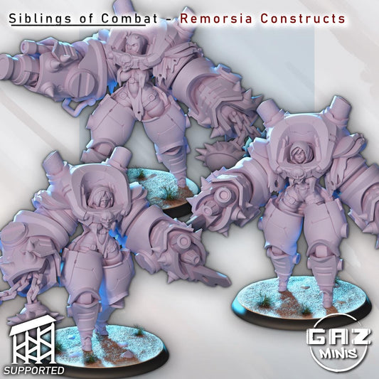 Siblings of Combat - Remorsia Constructs by Gaz Minis