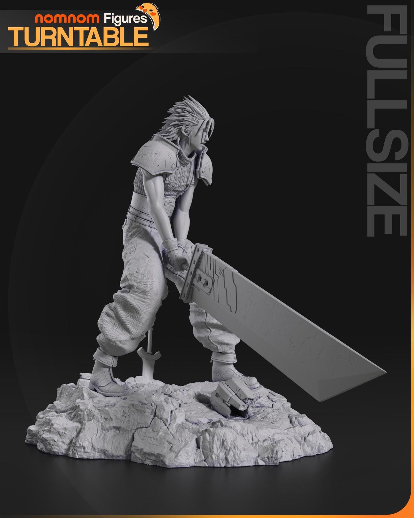Zack Statue Model Kit by Nomnom Figures
