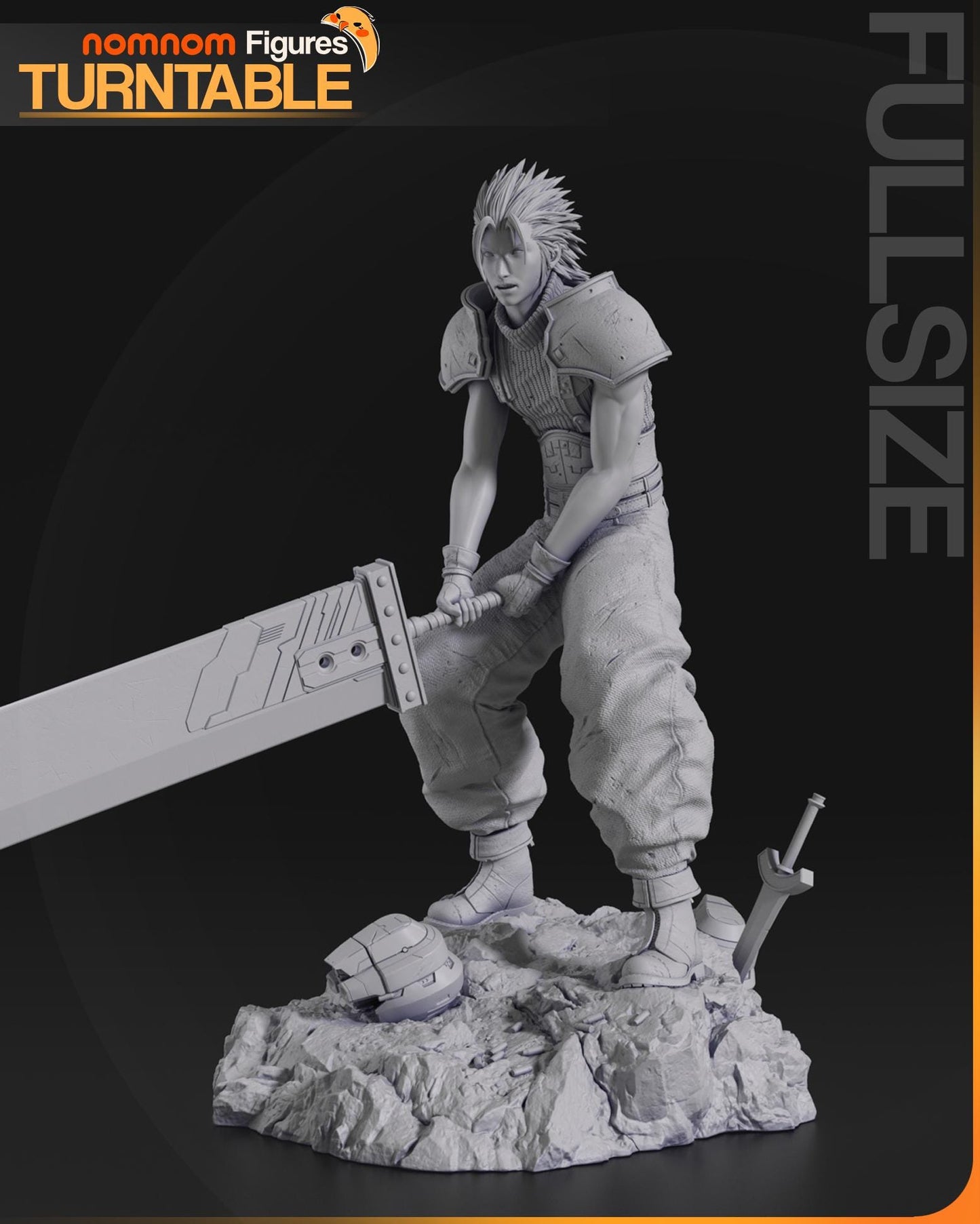 Zack Statue Model Kit by Nomnom Figures