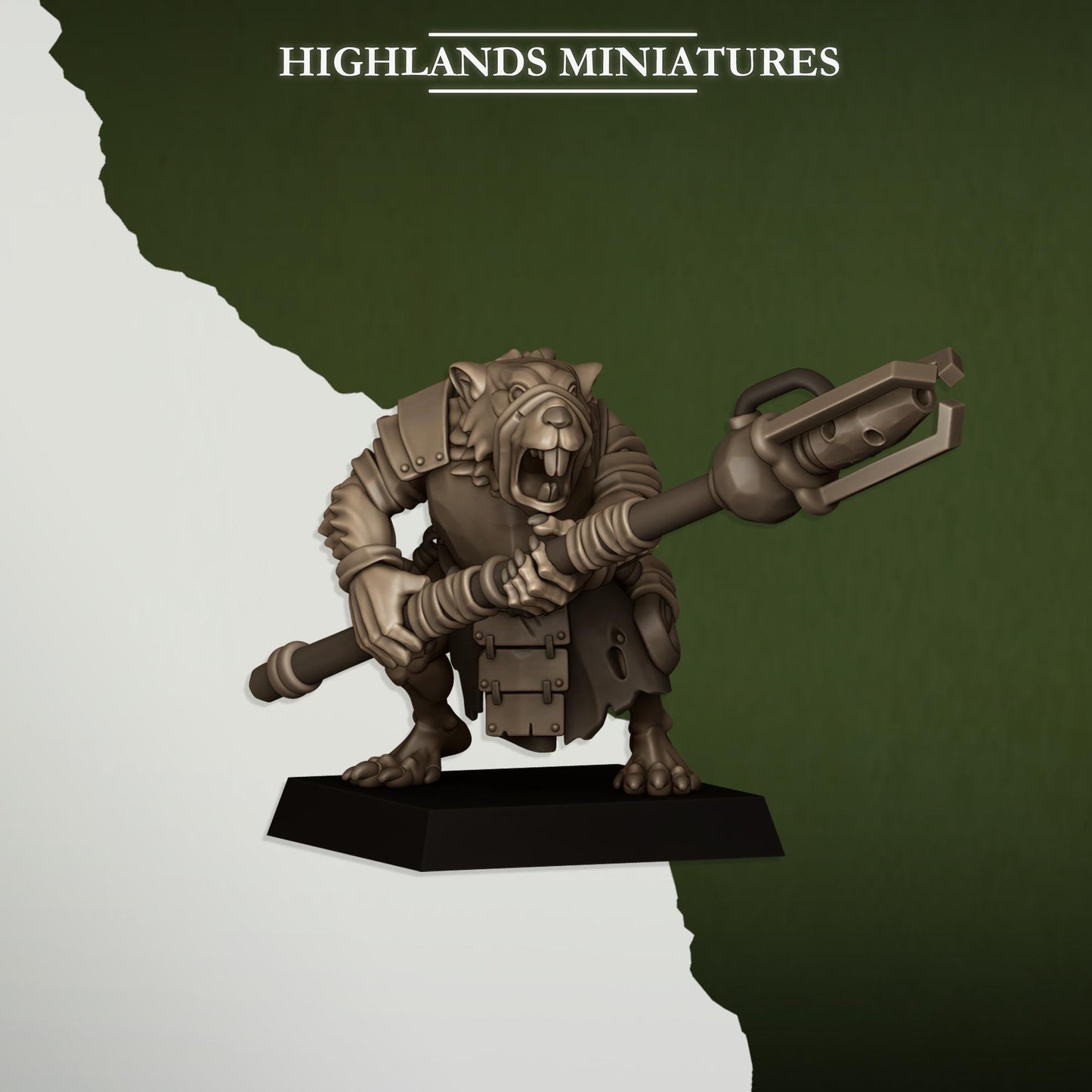 Ratagors and Rat Master  By Highland Miniatures