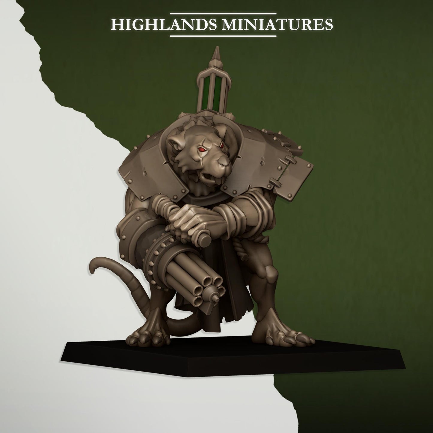 Ratagors and Rat Master  By Highland Miniatures