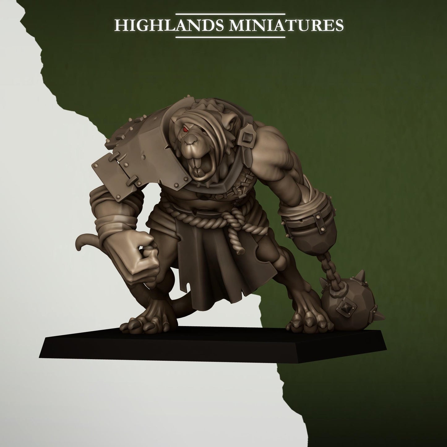 Ratagors and Rat Master  By Highland Miniatures