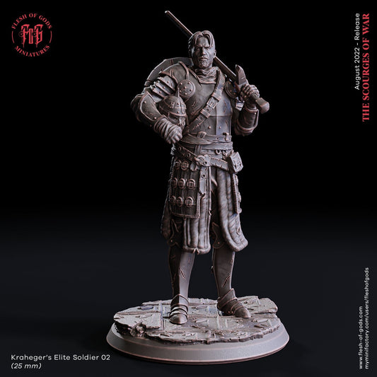 Kraheger's Soldiers from "Scourges of War" by Flesh of Gods Miniatures