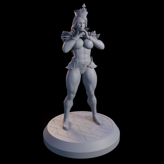Priestess Bella from "Knights of Ditz" by QB Works Miniatures