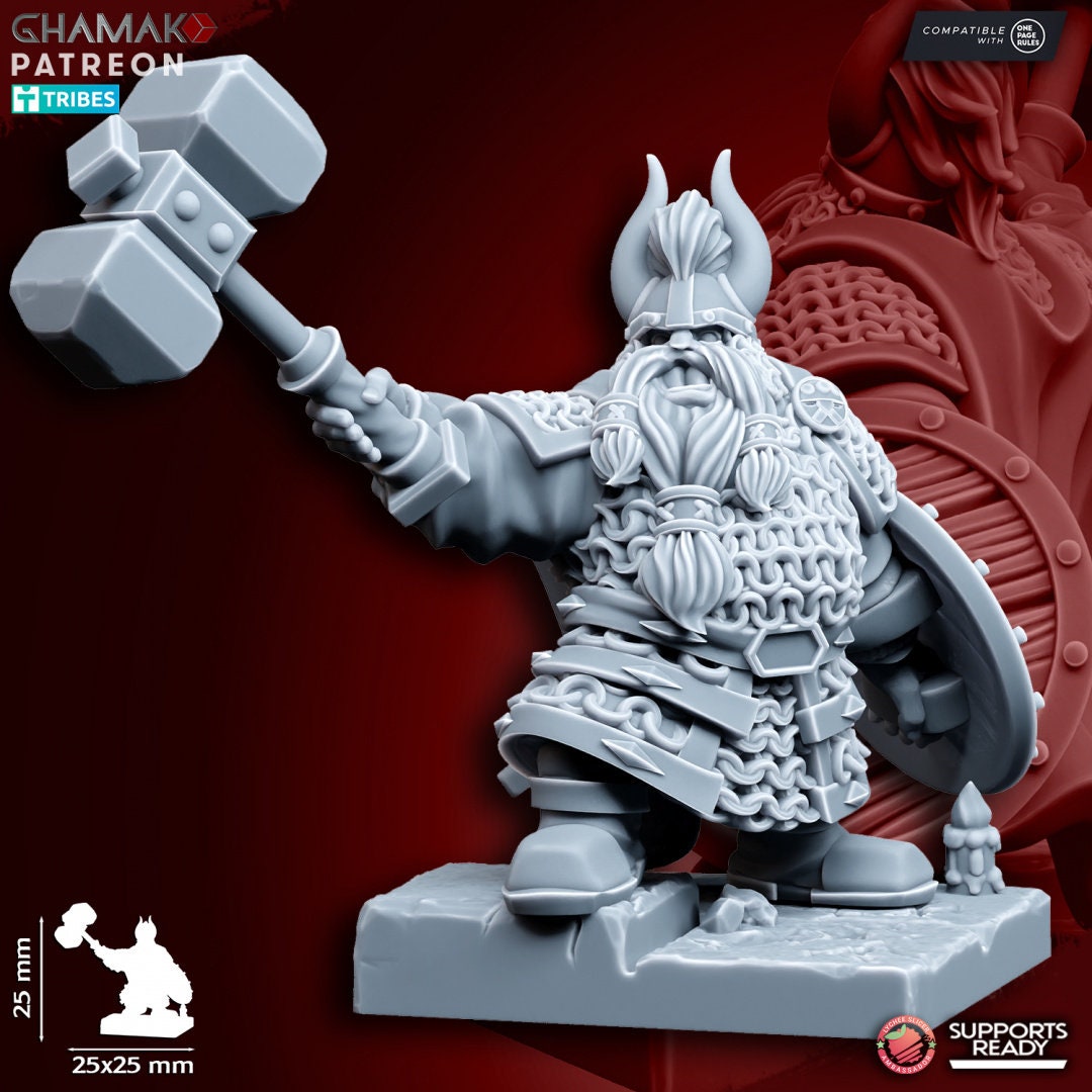 Clan Warriors (handweapon and shield) by Ghamak Miniatures