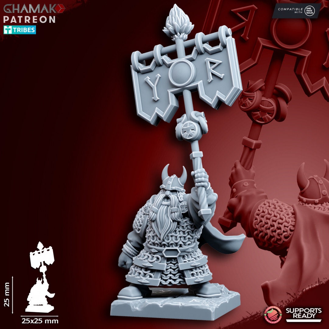 Clan Warriors (handweapon and shield) by Ghamak Miniatures