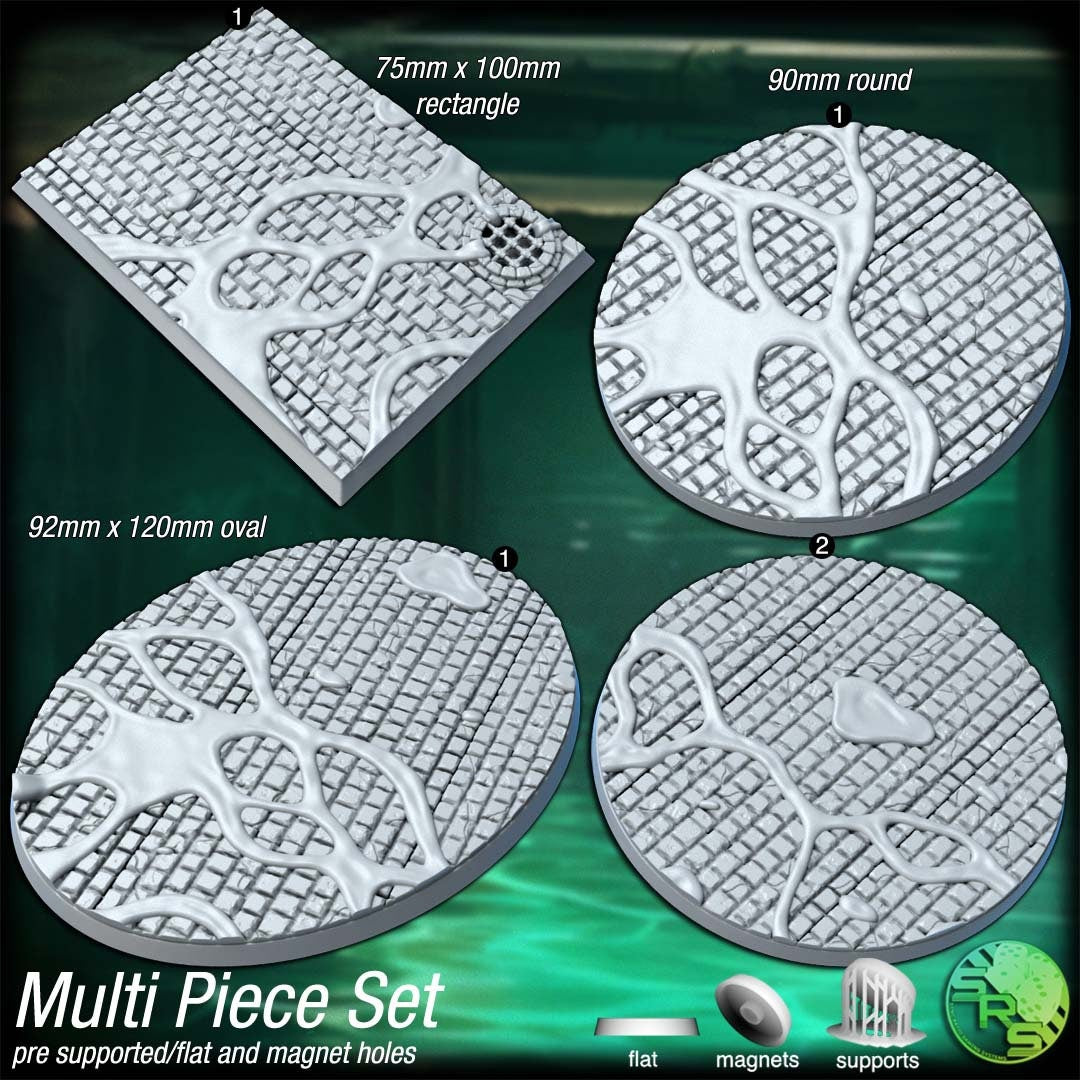 Sewer Bases by Where Legends Stand Miniatures