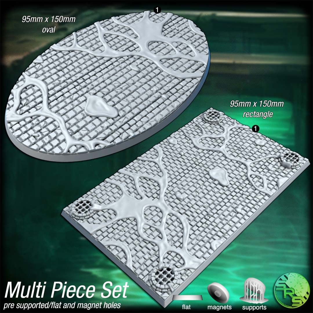 Sewer Bases by Where Legends Stand Miniatures
