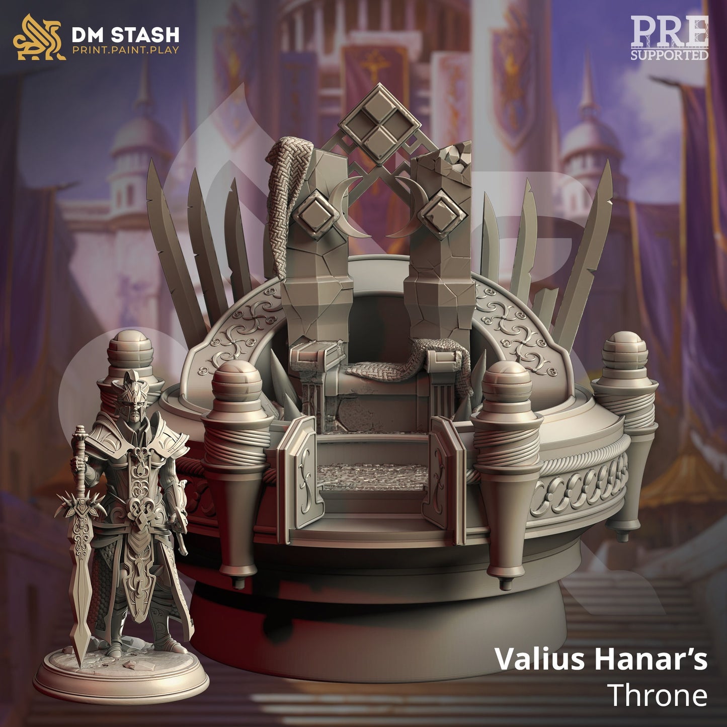 Thrones from "Siege of Nirloom" by DM Stash Miniatures