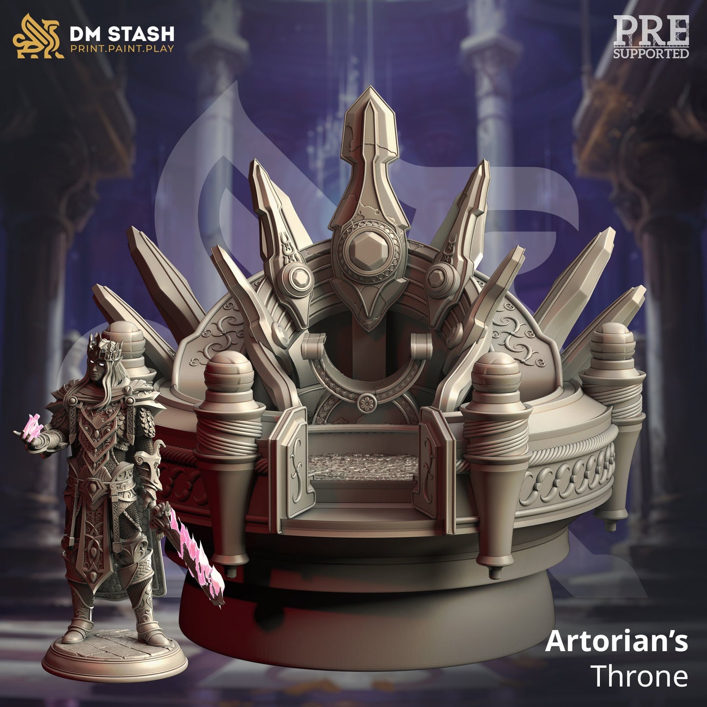 Thrones from "Siege of Nirloom" by DM Stash Miniatures