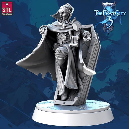 Vampire Lord from Frost City 3 by STL Miniatures