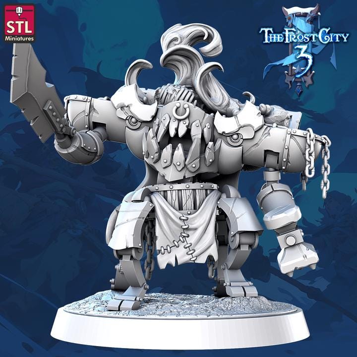 Slaughter Large Construct from Frost City 3 by STL Miniatures
