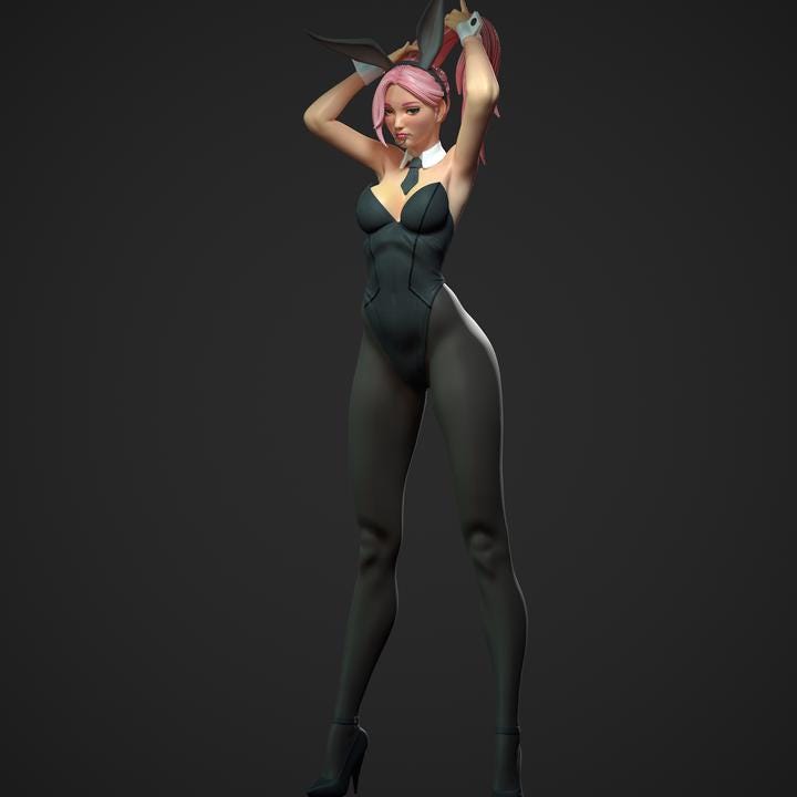 Playboy Girl by Hips & Waist Miniatures