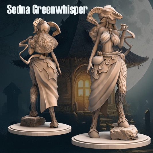 Witch Sedena from "Goblin Tavern" by Anexeo Miniatures