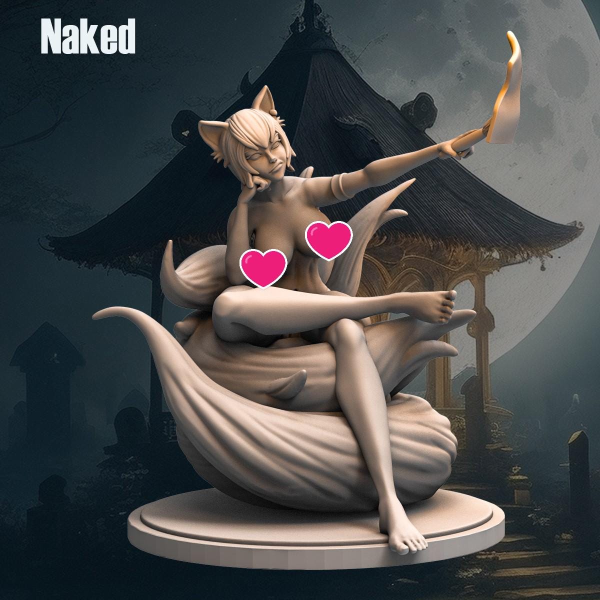 Witch Kaede from "Goblin Tavern" by Anexeo Miniatures