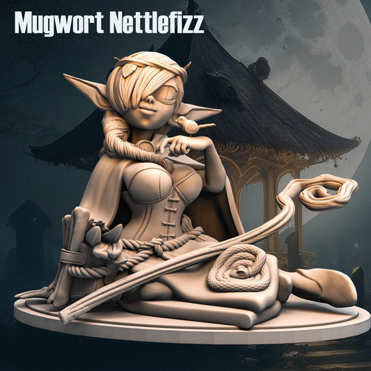 Mugwort Wizard  from "Goblin Tavern" by Anexeo Miniatures