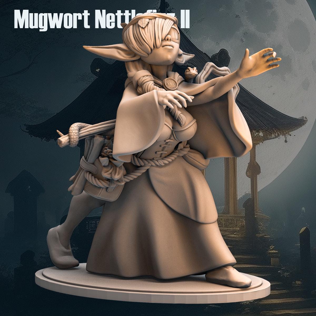 Mugwort Wizard  from "Goblin Tavern" by Anexeo Miniatures