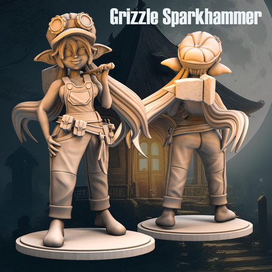 Grizzle Blacksmith from "Goblin Tavern" by Anexeo Miniatures