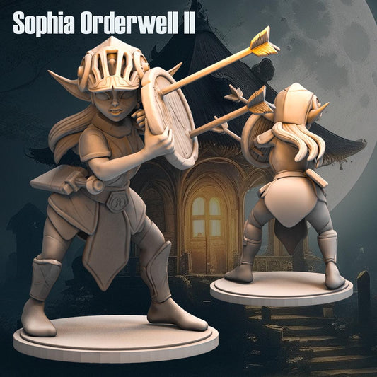 Sophia Knight from "Goblin Tavern" by Anexeo Miniatures