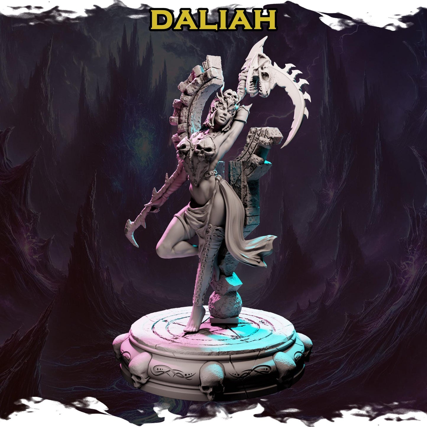 Daliah from "Ladies of Chaos Aftermath" by Blackbird Miniatures