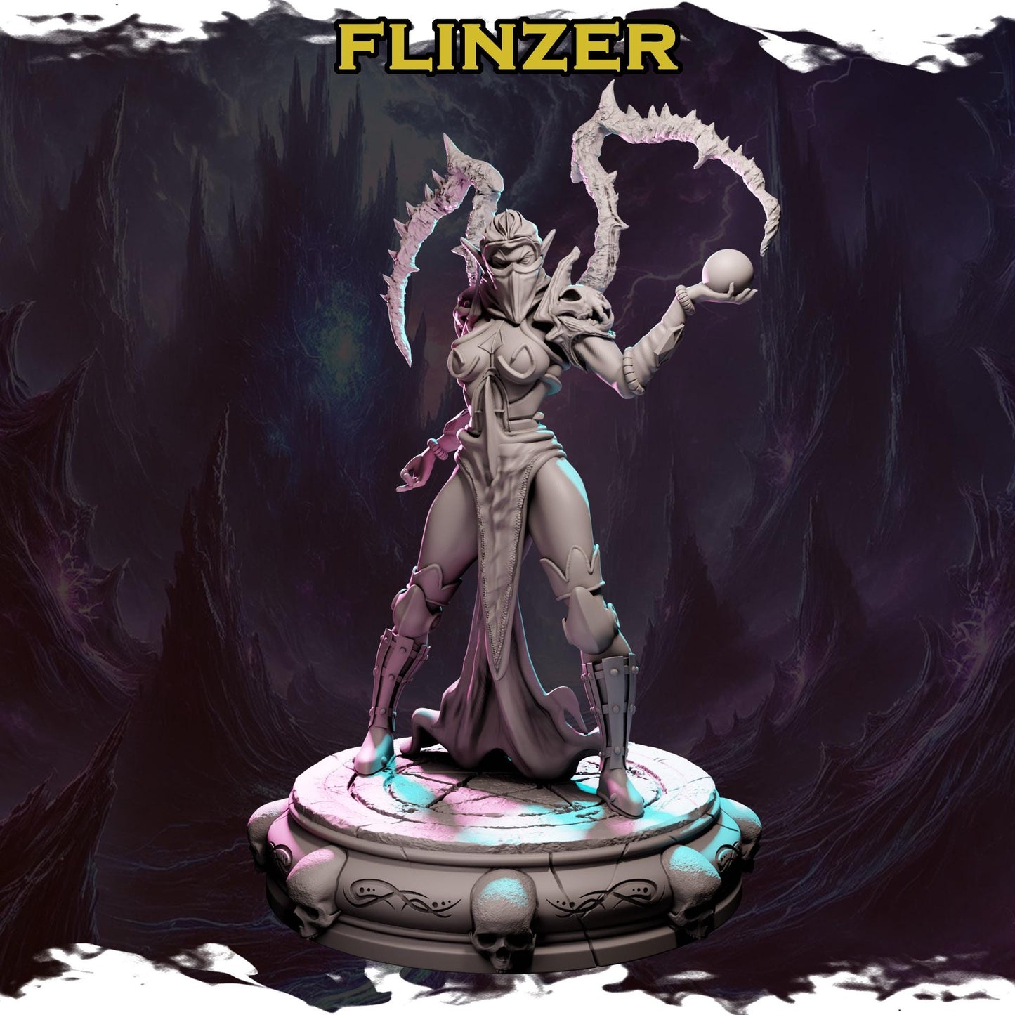 Flinzer from "Ladies of Chaos Aftermath" by Blackbird Miniatures