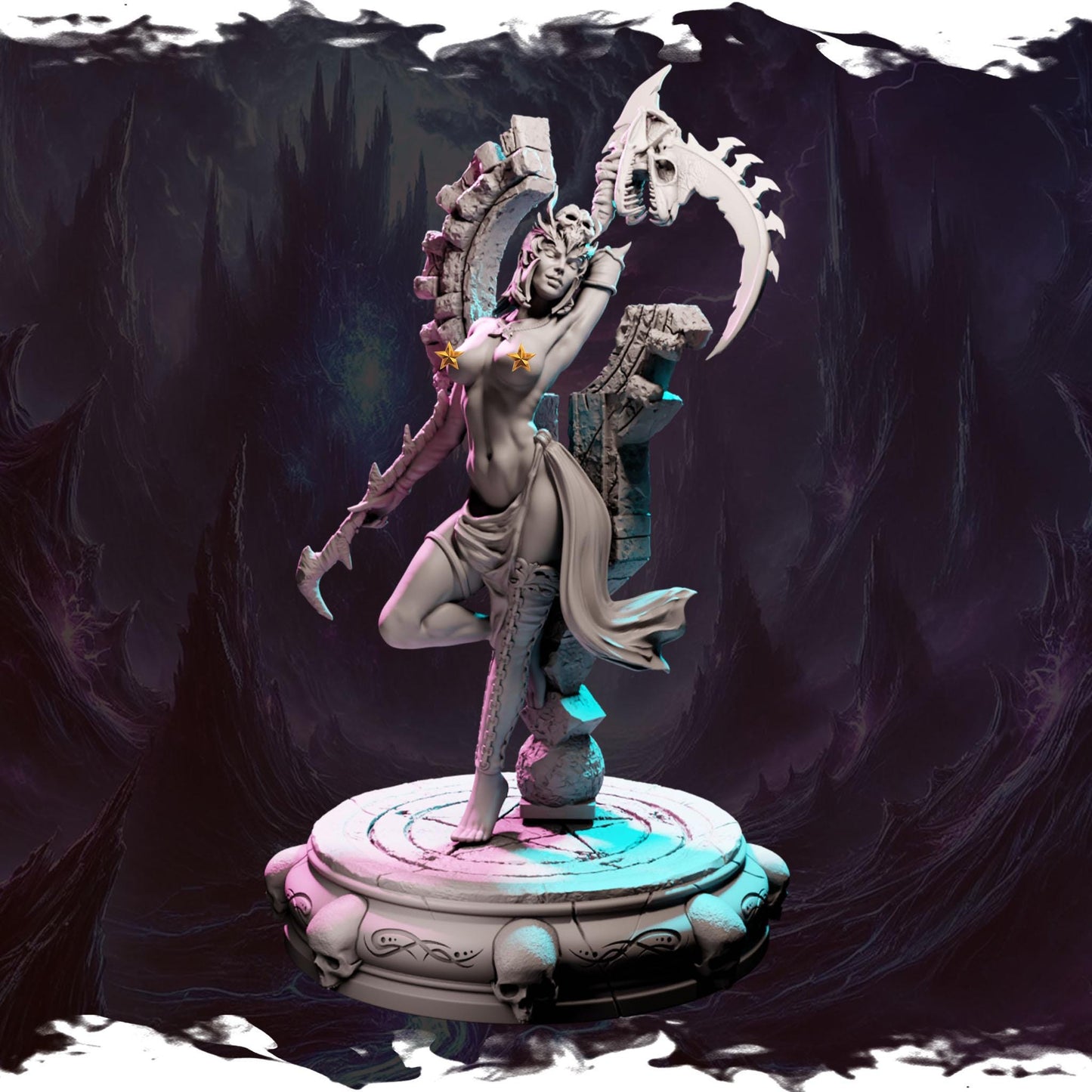 Daliah from "Ladies of Chaos Aftermath" by Blackbird Miniatures