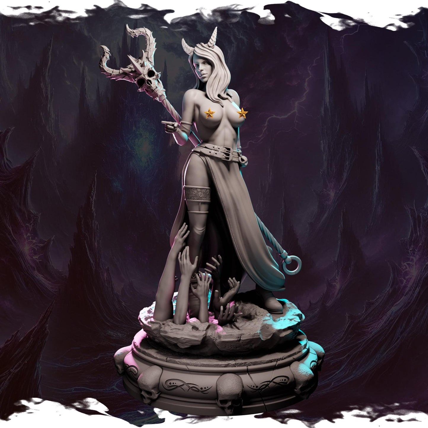 Khaelyth  from "Ladies of Chaos Aftermath" by Blackbird Miniatures
