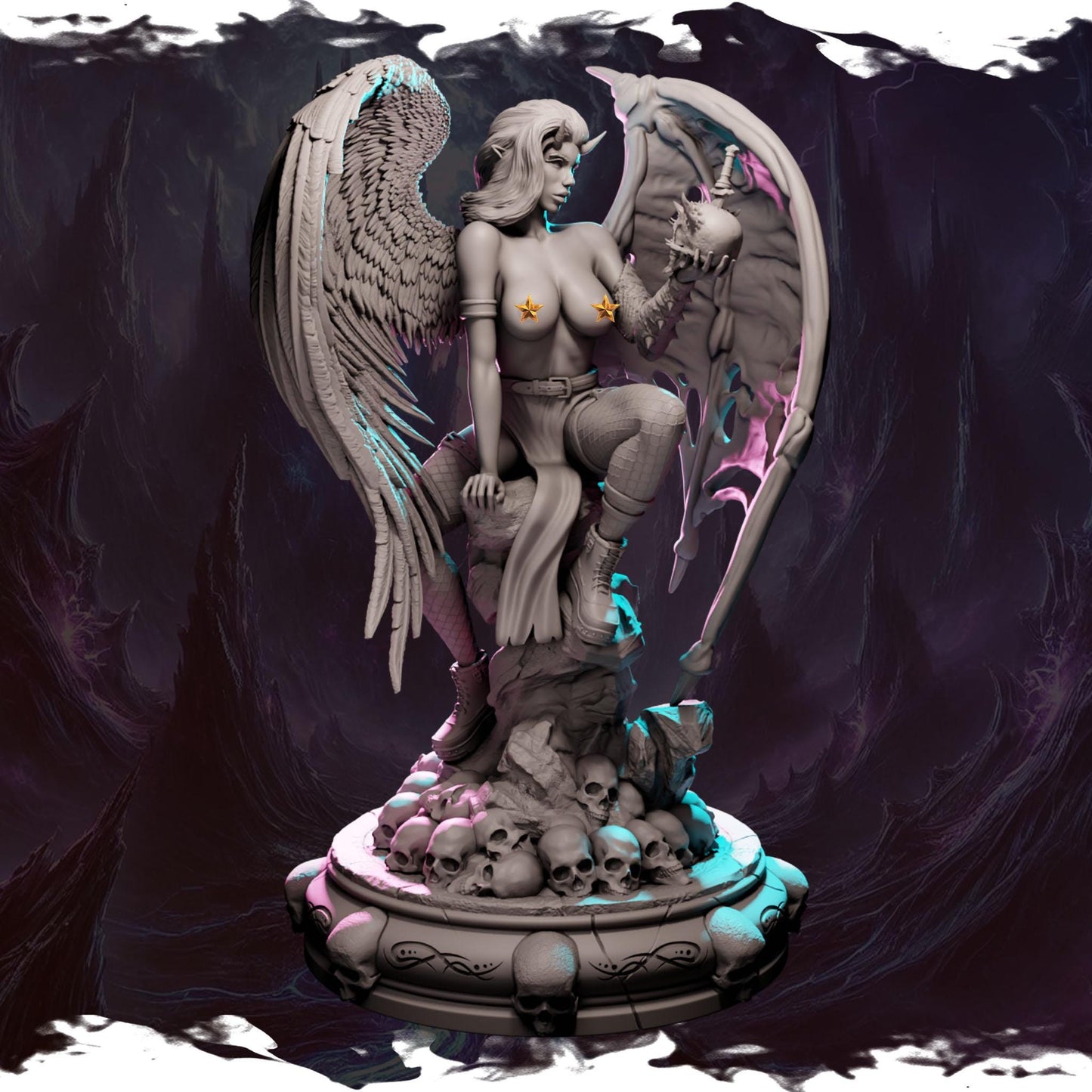 Nocta from "Ladies of Chaos Aftermath" by Blackbird Miniatures