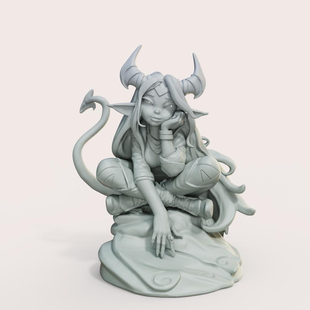 Tiefling by Female Miniatures