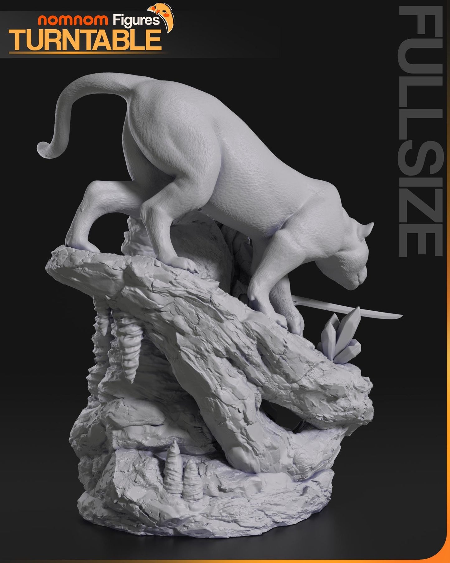 Drizzt Statue Model Kit by Nomnom Figures