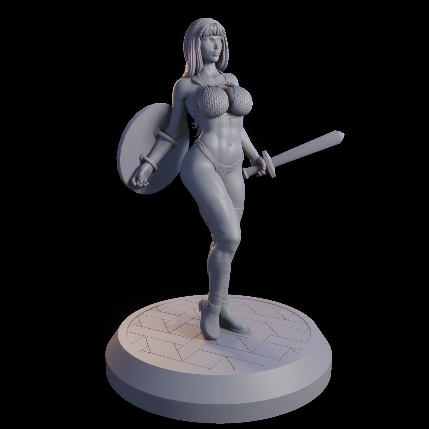 Knight Bryndalyn from "Knights of Ditz" by QB Works Miniatures
