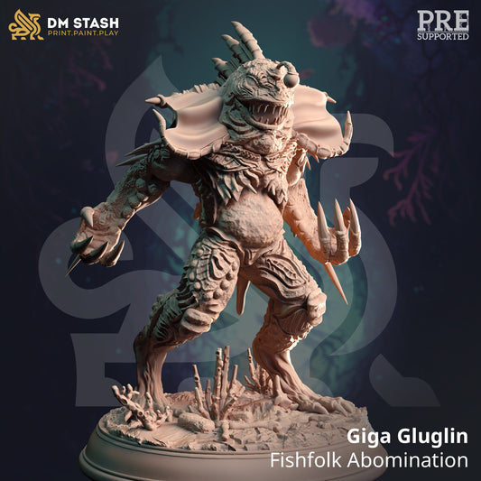 Fishfolk Abomination from "Darkest Depths" by DM Stash Miniatures