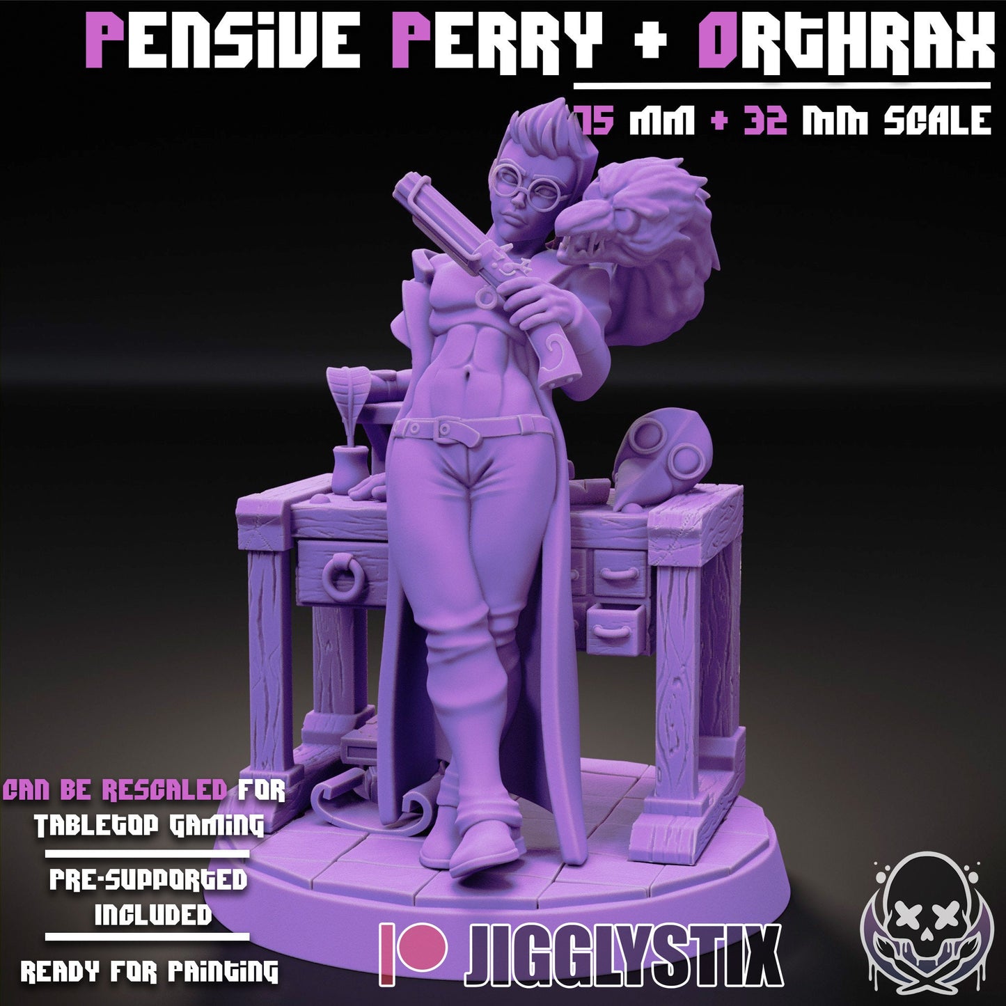 The Vox Crew by Jigglystix Pin Up Factory Miniatures
