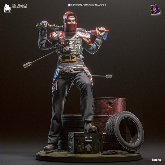 Rusty Survivor Statue Model Kit by Bulkamancer Sculpts