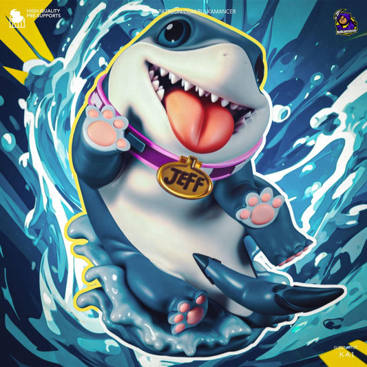Chibi Land Shark Statue Model Kit by Bulkamancer Sculpts