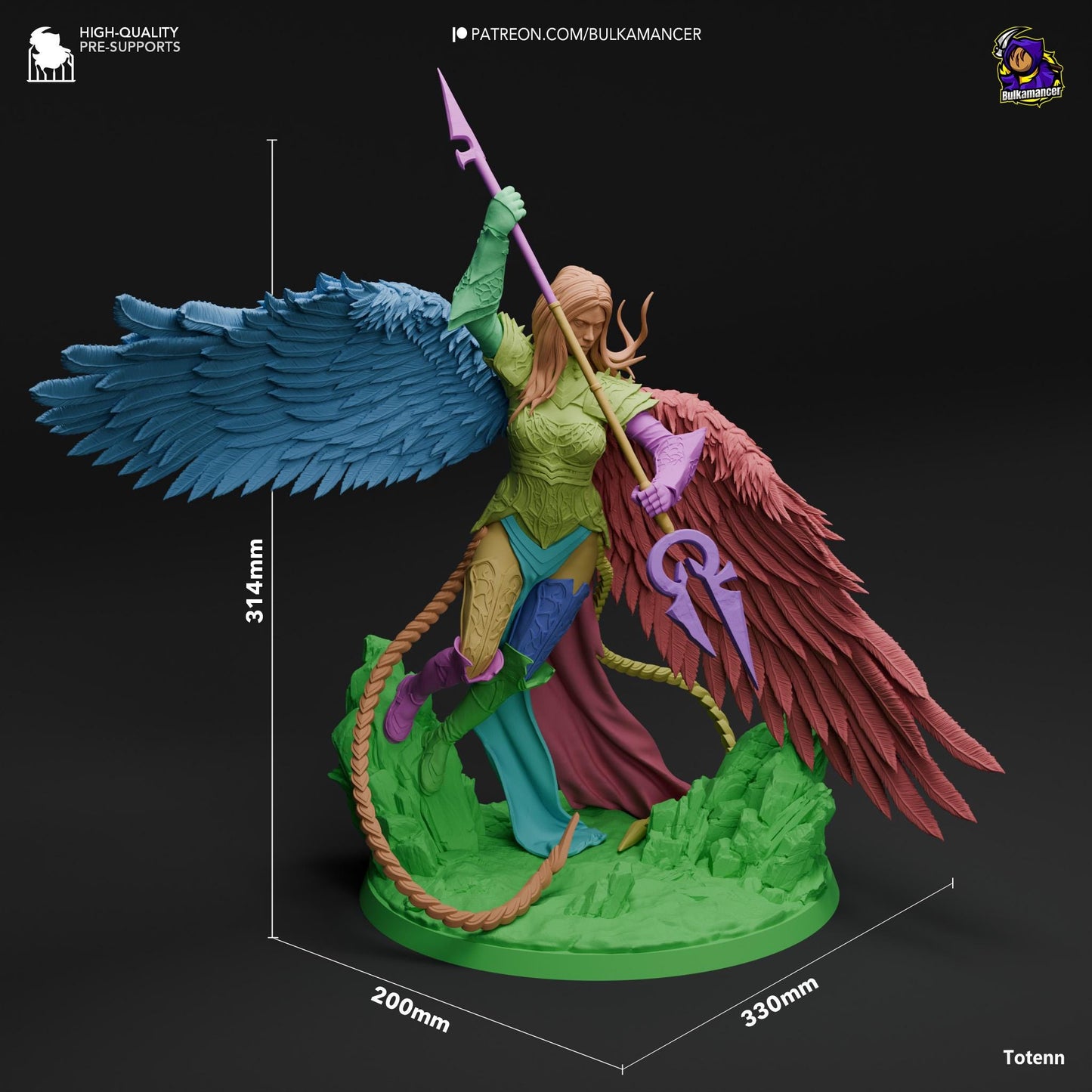 Celestial Purifier Statue Model Kit by Bulkamancer Sculpts