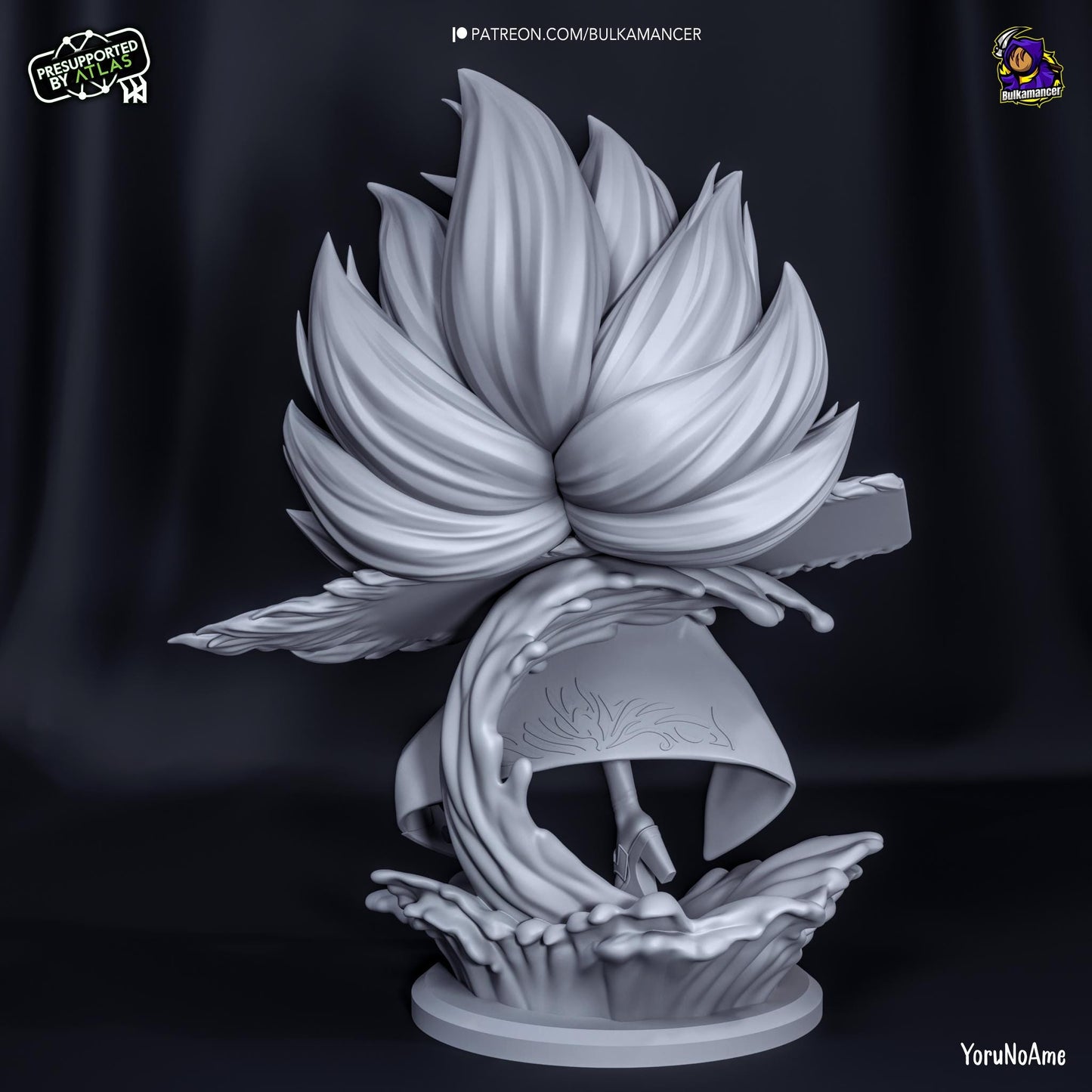 Righteous Kitsune Statue Model Kit by Bulkamancer Sculpts
