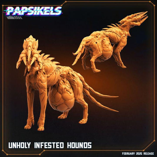 UNHOLY INFESTED HOUNDS by Papsikels Miniatures