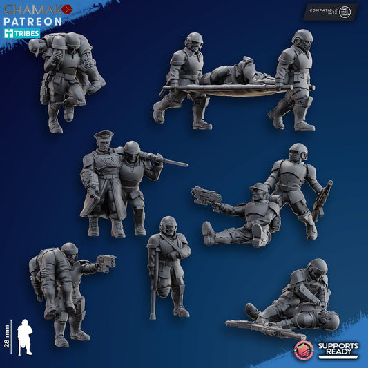 Freedom Guard Wounded by Ghamak Miniatures
