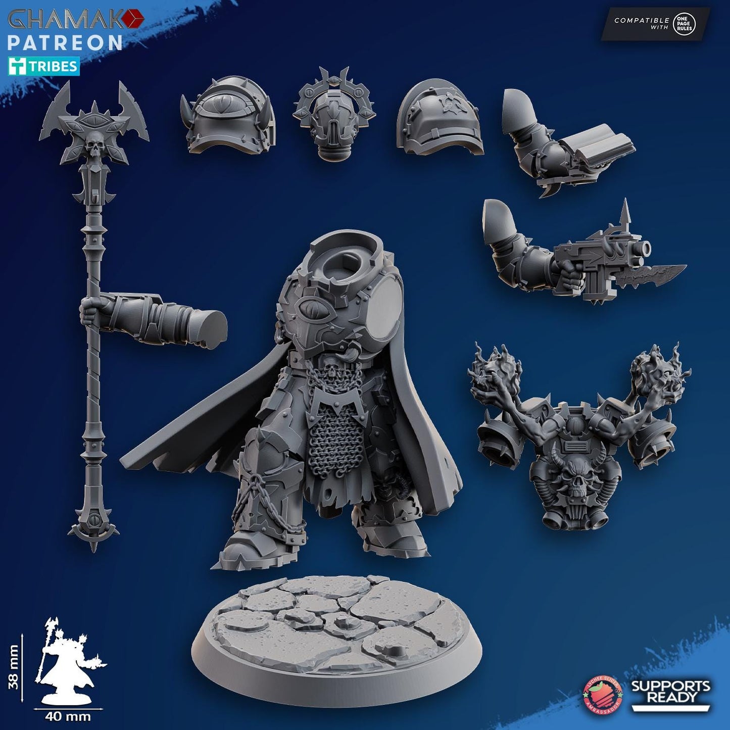 Heretic Warlock 2 by Ghamak Miniatures